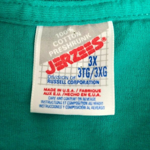 Vintage Treble Music Floral Made USA T Shirt - Picture 5 of 8